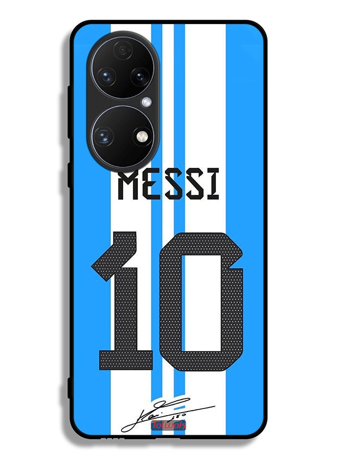Tolwak Huawei P50 Protective Case Cover Messi 10 - Image 2