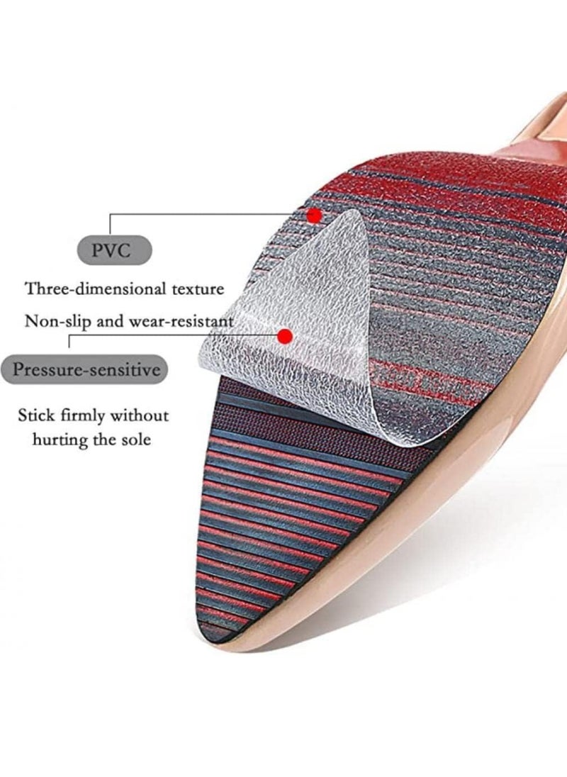 RATSAW - Sole Protector 10 100 CM Anti Slip Shoe Sole Protectors Self Adhesive Sole Stickers for High Heel Shoes Red Bottoms Protector Sole Stickers for Sneakers Sole Guard Shoes Bottom Protector Clear - Image 1