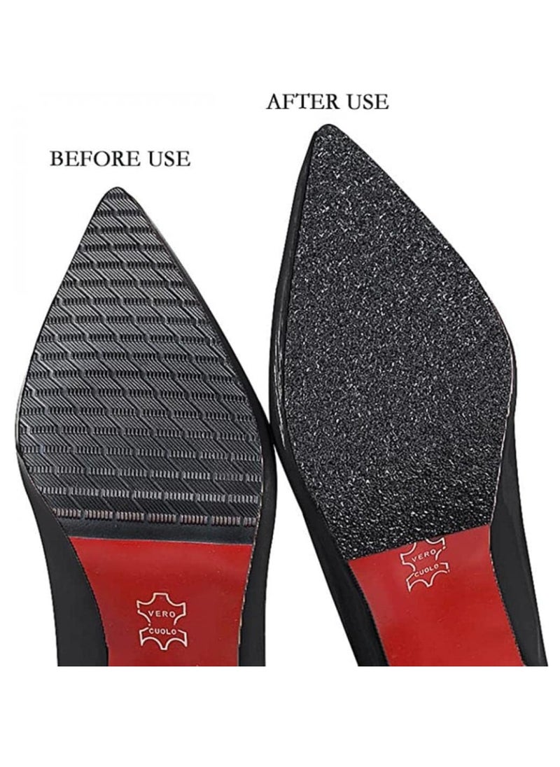 RATSAW - Sole Protector 10 100 CM Anti Slip Shoe Sole Protectors Self Adhesive Sole Stickers for High Heel Shoes Red Bottoms Protector Sole Stickers for Sneakers Sole Guard Shoes Bottom Protector Clear - Image 1