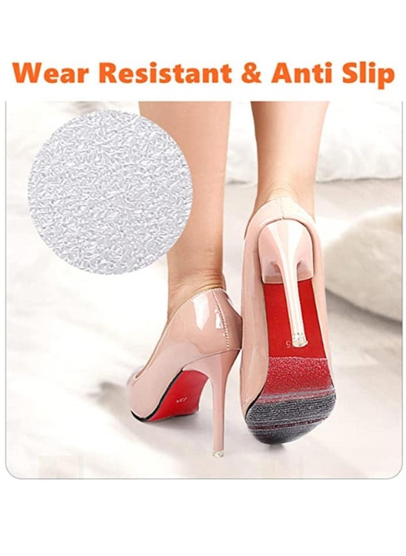 RATSAW - Sole Protector 10 100 CM Anti Slip Shoe Sole Protectors Self Adhesive Sole Stickers for High Heel Shoes Red Bottoms Protector Sole Stickers for Sneakers Sole Guard Shoes Bottom Protector Clear - Image 1