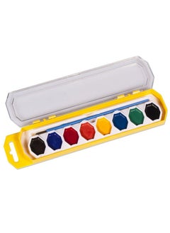 Cra-Z-Art Washable Watercolors With Brush 8 Colors 1 Tray (10651)  - Image 3