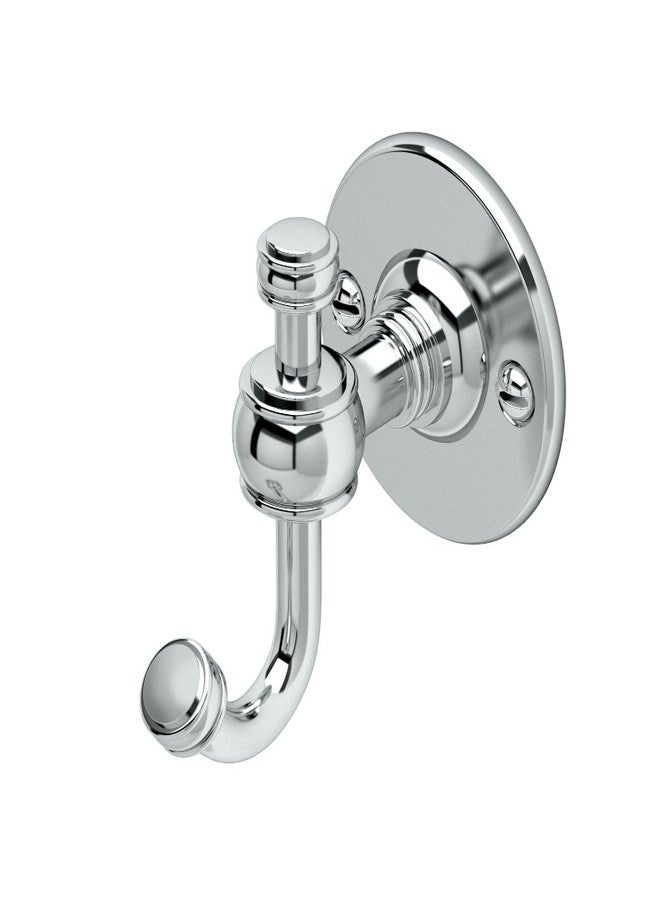 Gatco 4415 Cafe Single Robe Hook, Chrome/Wall Mount 2.60" W Double Robe Hook, Towel Hook