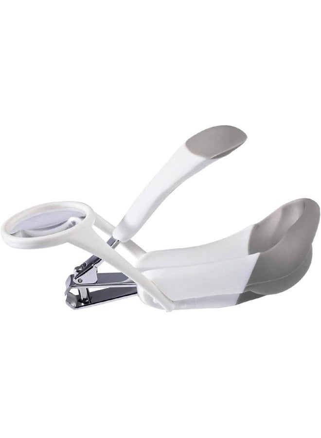 the FIRST years The First Years ARC Deluxe Baby Nail Clipper with 4X Magnifier â€“ Safe & Precise Nail Cutter for Newborns & Infants | Stainless Steel Blades & Ergonomic Grip  - Image 1
