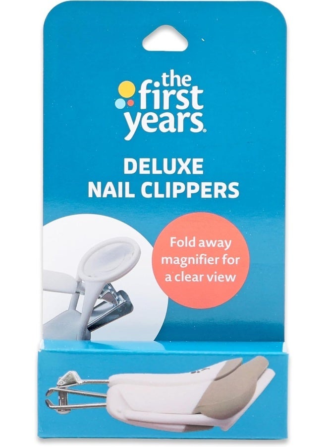 the FIRST years The First Years ARC Deluxe Baby Nail Clipper with 4X Magnifier â€“ Safe & Precise Nail Cutter for Newborns & Infants | Stainless Steel Blades & Ergonomic Grip  - Image 5