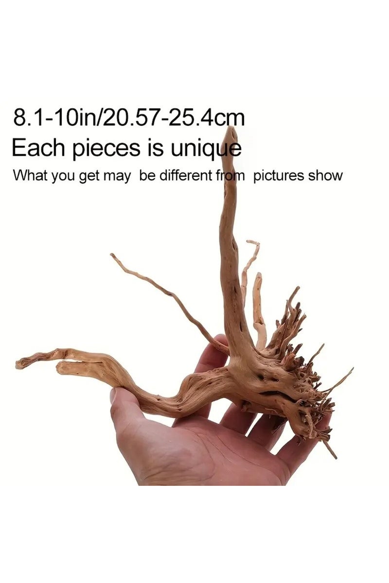20.5-25.4 سم، قطعة واحدة، 7-26 سم، 4 أحجام، خشب طافي، جذور طائر الوقواق، جذع شجرة ميت، منظر طبيعي، تصميم إبداعي، زواحف