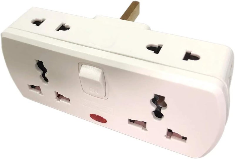Sirocco Multisocket 2/3 Pin 2Way Power Adapter - Image 2