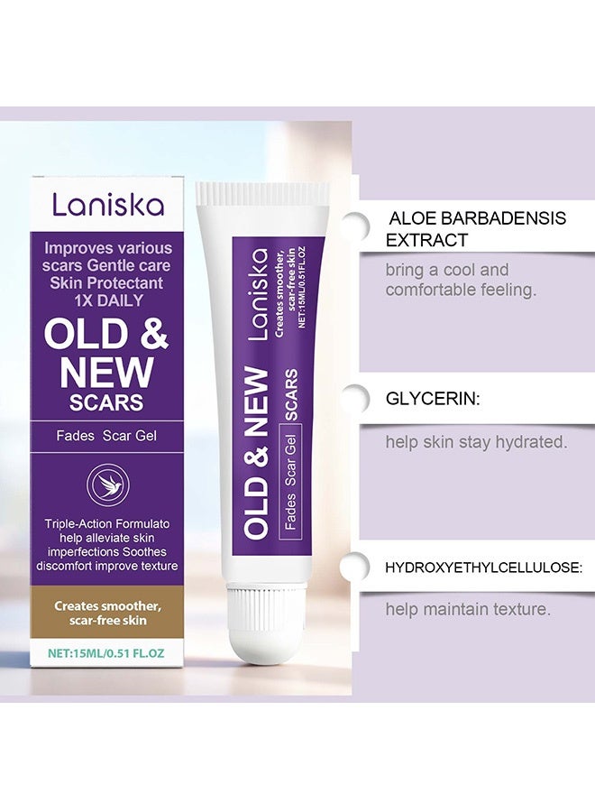 LANISKA Soft Scar Gel - With its refreshing texture, it gently cares for the skin, making it smooth, soft and comfortable for daily use. - Image 5