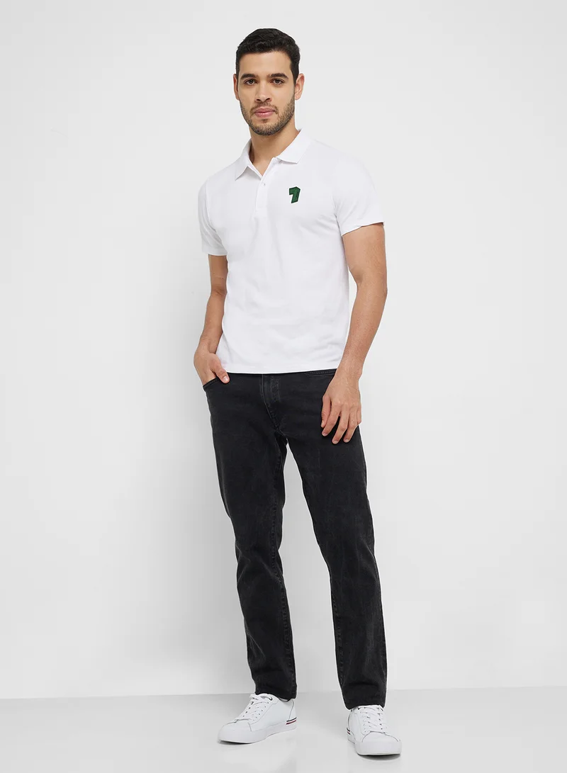 Robert Wood Logo Polo Shirt