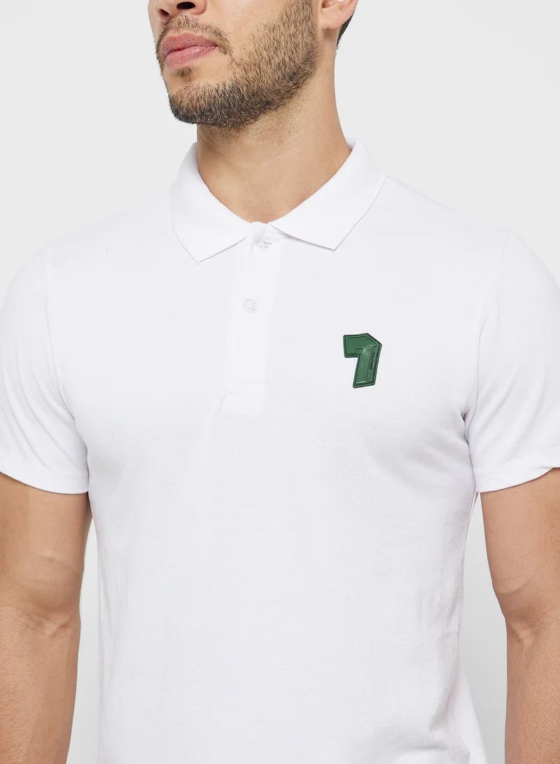 Robert Wood Logo Polo Shirt