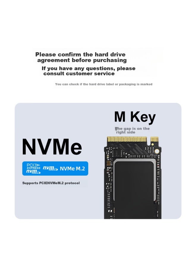 Maiwo K1742P M.2 Nvme Ssd Enclosure, 10Gbps Portable Hard Drive Case, Type-C Interface, Compatible With Laptops And Smartphones, 16Gb External Ssd Enclosure, All-Aluminum Hard Drive Case - Image 5