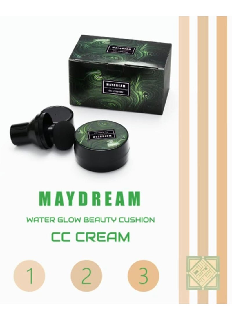 MAYDREAM Water Glow Beauty Cushion CC Cream Beige 