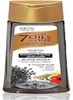 emami Emami7 oils one blends for damage control hair oil premature black seed grey hair 300 ml (24 ctn)8901248451239 