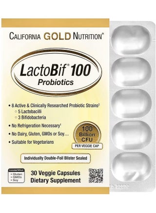 بروبيوتيك LactoBif® 100‏، 100 مليار وحدة تشكيل مستعمرة، 30 كبسولة نباتية - pzsku/ZB98CBC76816AD1DAE57CZ/45/1750463648/533f3b49-86a2-4895-817e-3647b2f34a5b