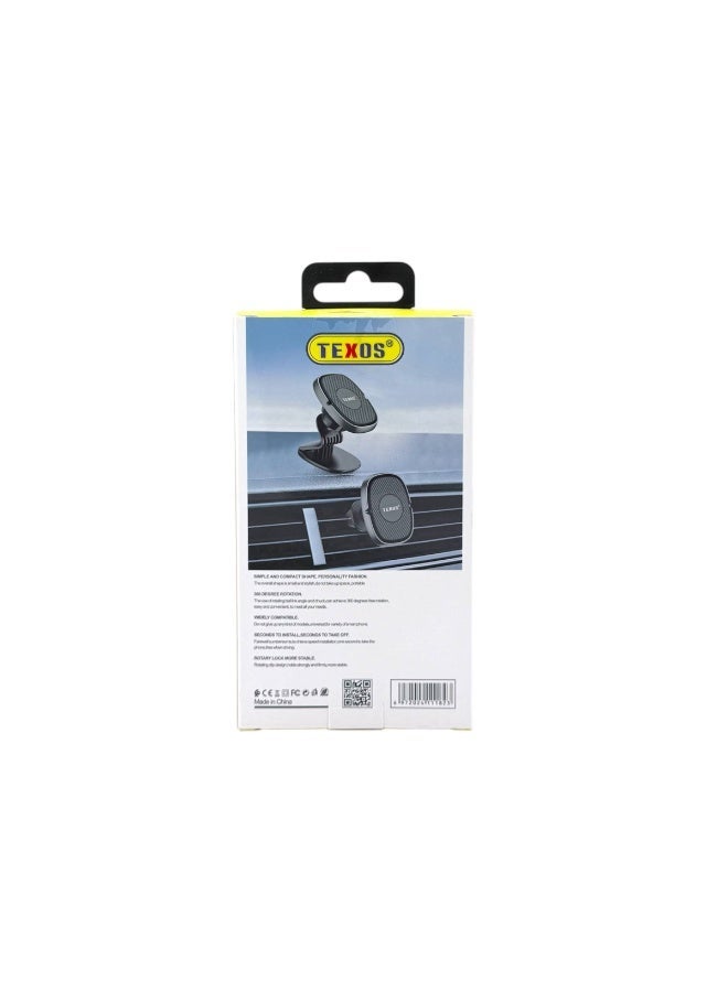 TEXOS TX-MH22 2-in-1 Magnetic Holder for Dashboard/Air Outlets - Image 2