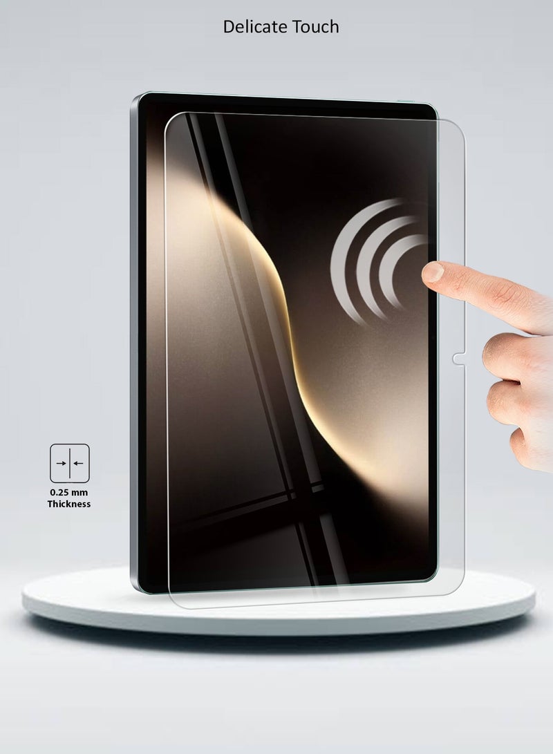 دبليو تيك واقي شاشة لوحي Honor MagicPad 3 2025 (13.3 بوصة) / Honor MagicPad 3 Pro زجاج مقسى فائق الوضوح 9H (TSG9CN) - شفاف - Image 5