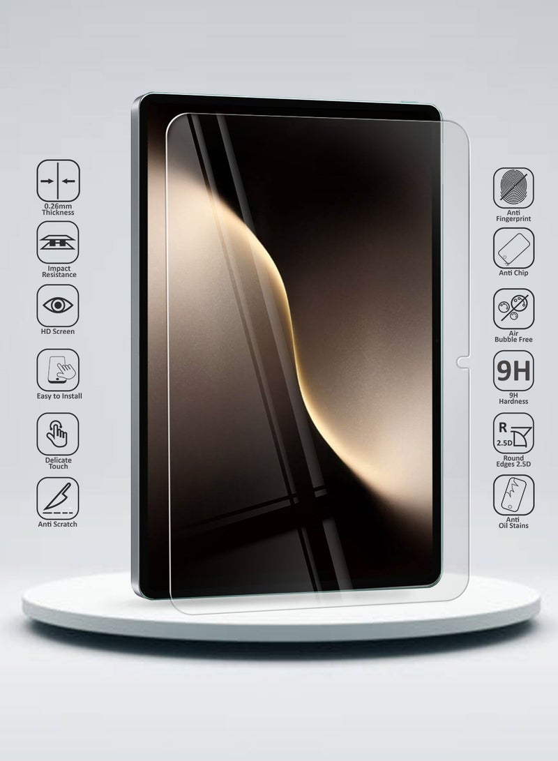 دبليو تيك واقي شاشة لوحي Honor MagicPad 3 2025 (13.3 بوصة) / Honor MagicPad 3 Pro زجاج مقسى فائق الوضوح 9H (TSG9CN) - شفاف - Image 2