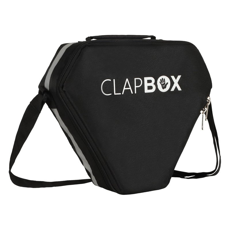 Clapbox كاخون سفر (ذو جانبين)، سنير، بونغو - خشب مطاطي مع حقيبة حمل - Image 4