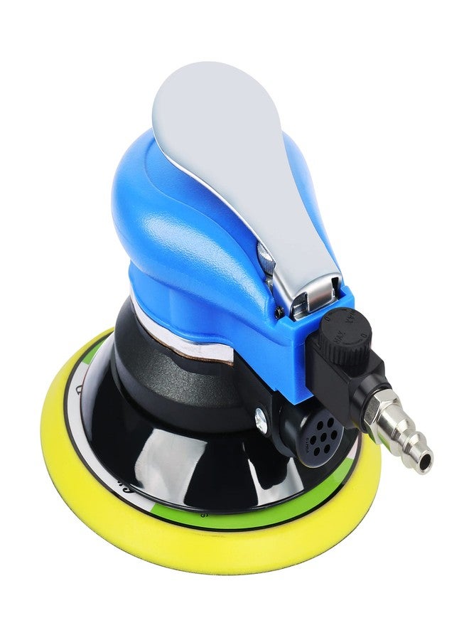 Ouya Air Powered Random Orbit Sanders Dual Action Pneumatic Palm Sander with 1pc 6-inch Backing Plate and 9pcs Sandpapers - Image 3