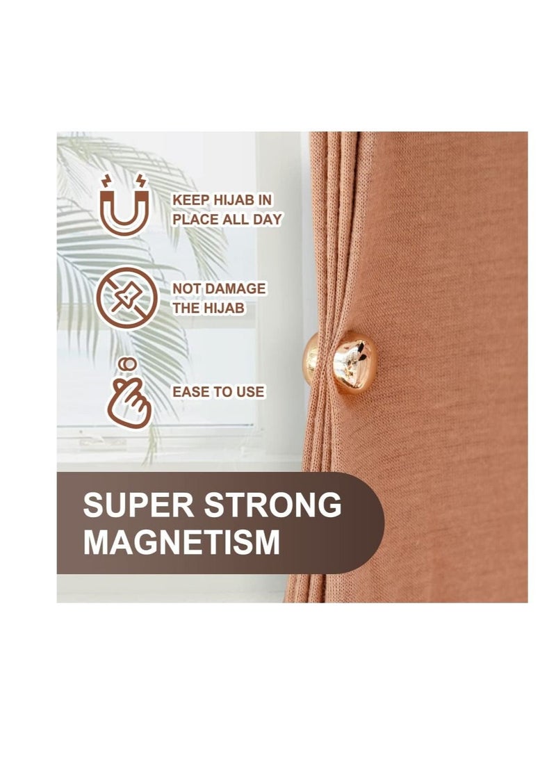 Captaintech Hijab Magnetic Pins, Premium Strong Magnetic Hijab Pins for Women, No-Snag Multi-Use Colorful Scarf Small Magnetic Hijab Magnets, Commercial Strength Hijab Pins for Women Clothing Scarf - Image 5