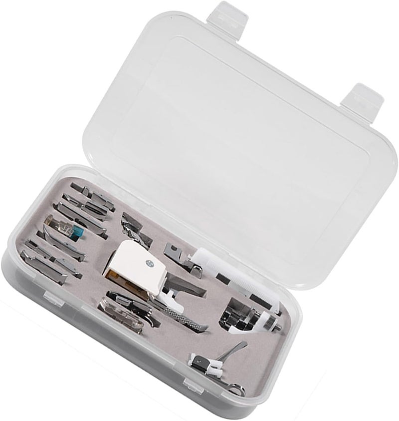 Pwshymi 15Pcs Durable Sewing Presser Foot Set for, Easy to Install and Organize Accessories Kit for Sewing Work - Image 2