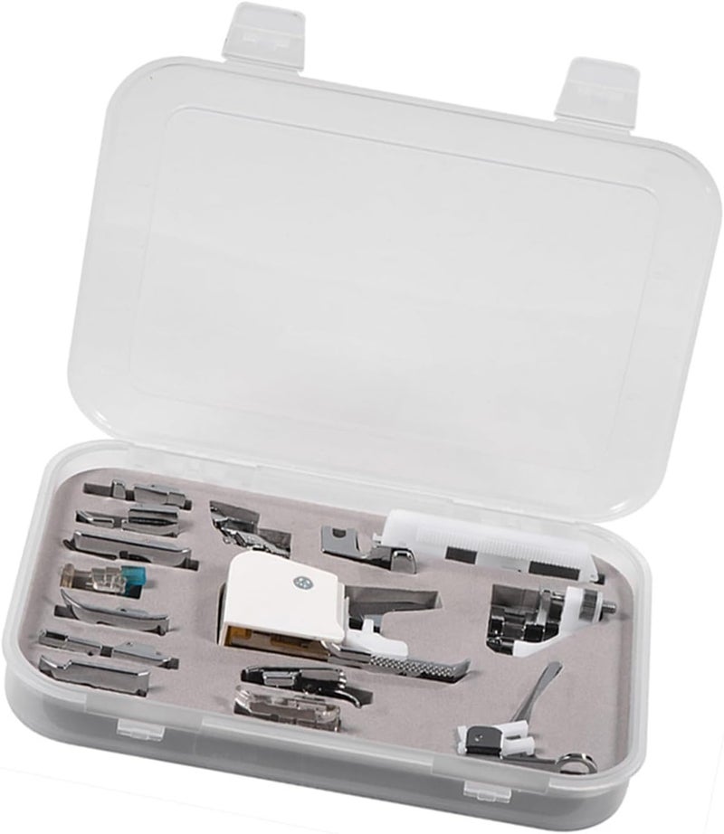 Pwshymi 15Pcs Durable Sewing Presser Foot Set for, Easy to Install and Organize Accessories Kit for Sewing Work - Image 4