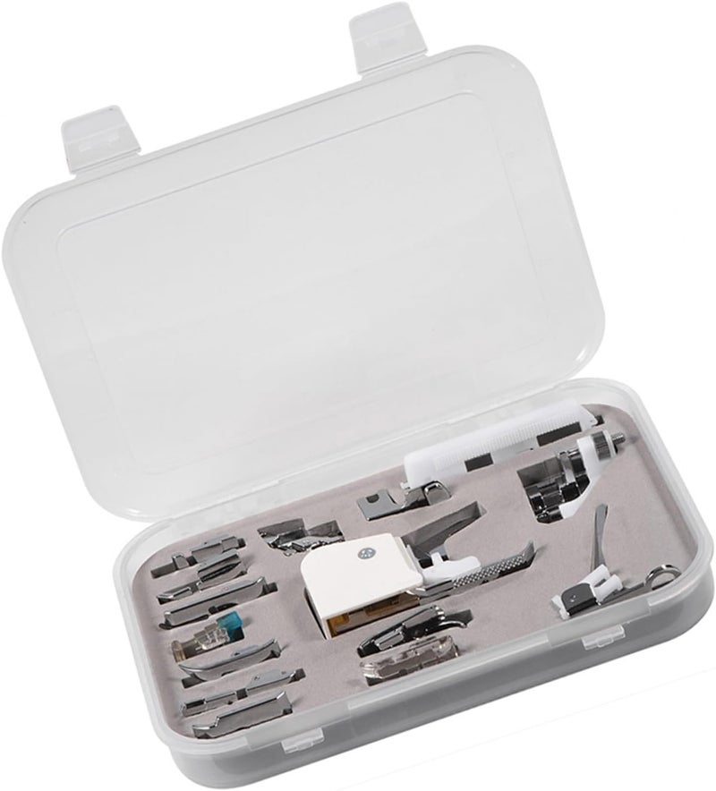 Pwshymi 15Pcs Durable Sewing Presser Foot Set for, Easy to Install and Organize Accessories Kit for Sewing Work - Image 5