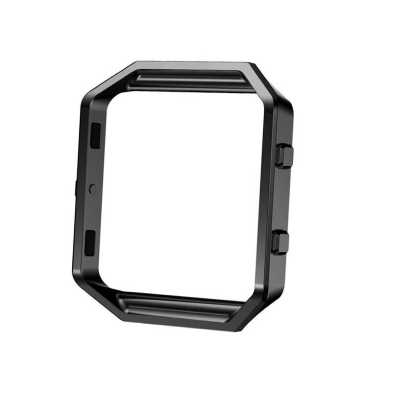 Stainless Steel Watch Frame Holder Case Replacement Compatible With Fitbit Blaze Smartwatch Durable Black Finish - Image 2