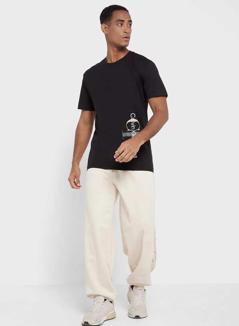 Calvin Klein Jeans Mono Logo Crew Neck T-Shirt