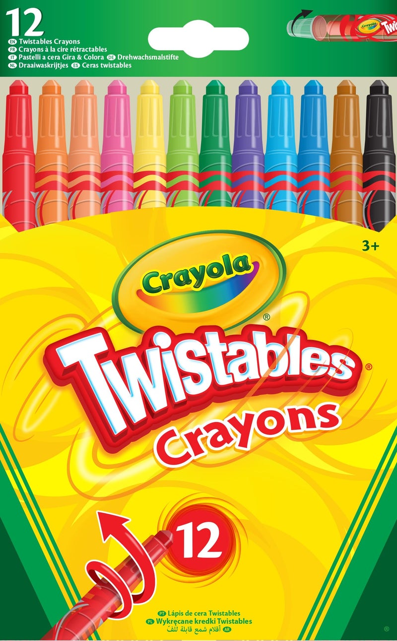 CrayolaTwistables Crayons, Pack of 12 - Multicolour - Image 1