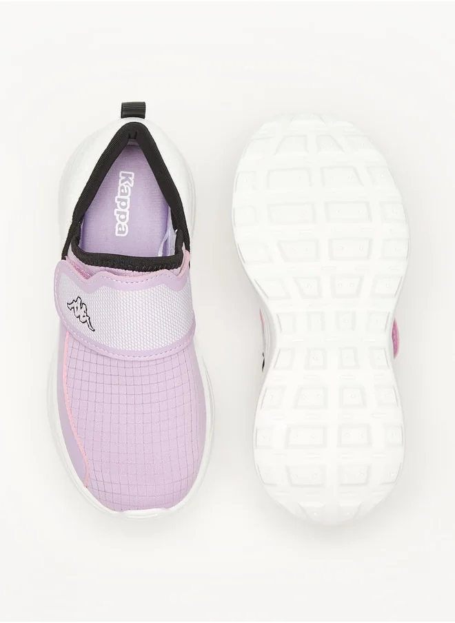 كابا Girls' Checked Sports Shoes with Hook and Loop Closure