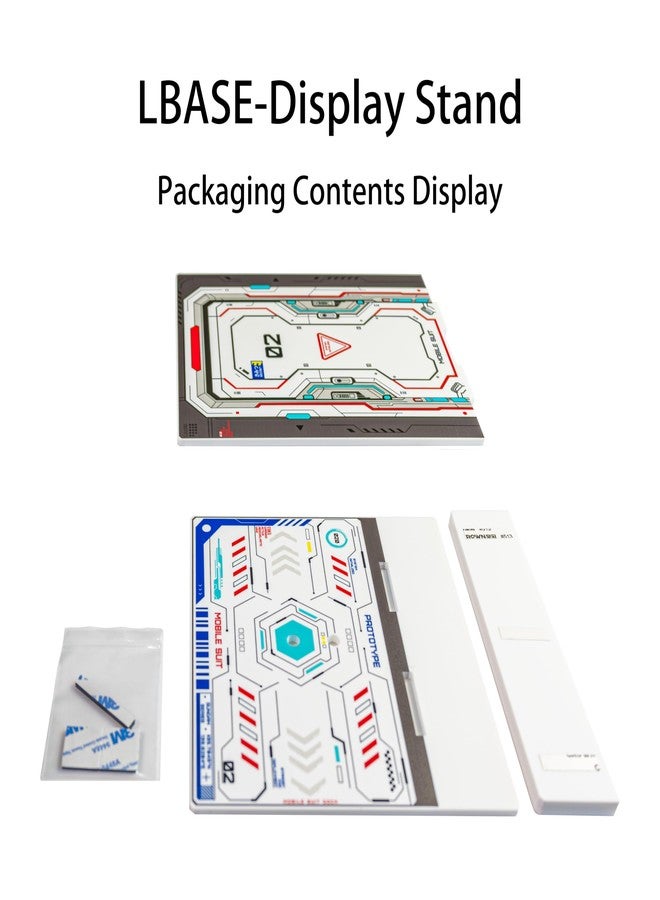LBASE Acrylic Display Stand for Gundam MG/RG/HG/MGSD Models, Can be paired with LBASE-4th Display Stand for 4th - Image 4