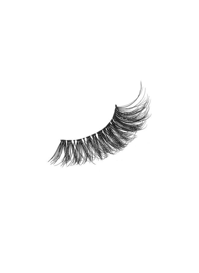 iEnvy Ienvy False Lashes, Remy 3D Lashes Value Pack 100% Human Hair Natural Fluffy Wispy Invisible Band Seamless Look Reusable Eyelashes (05)  - Image 3