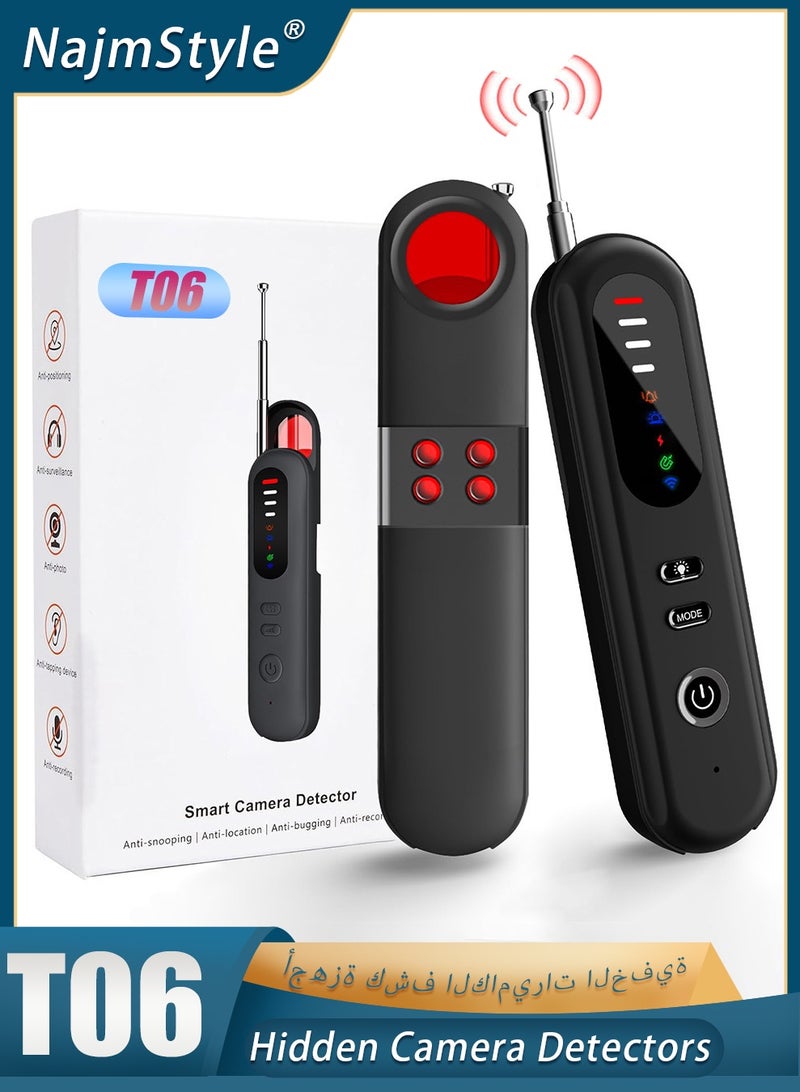 NajmStyle Hidden Camera Detectors, Bug Detector with Vibration Sound Alarm, Anti Spy for Listening Device-6 Levels Sensitivity - Image 1