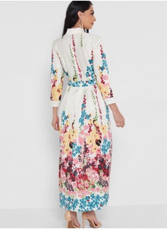 Khizana Printed Fit and Flare Dress  - Image 2