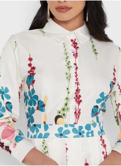 Khizana Printed Fit and Flare Dress  - Image 3