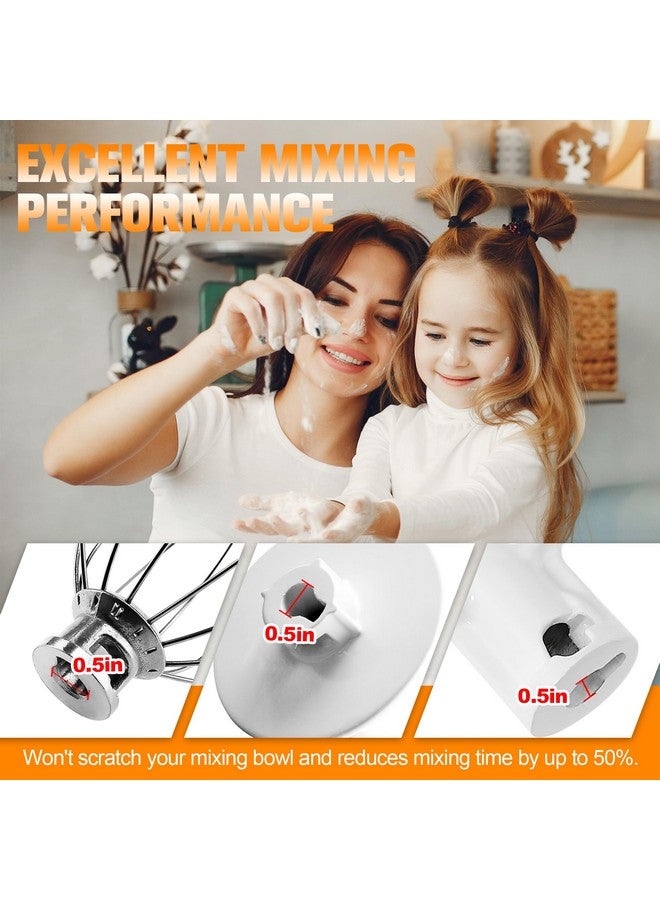 Funmit Mixers Accessories K45WW Wire Whip K45DH Dough Hook K45B Coated Flat Blade Paddle with Scraper Replacement for Kitchen Tilt-Head Aid Stand Mixer Attachments- Stainless Steel - Image 3