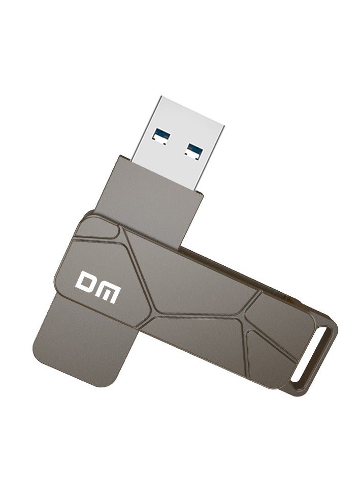 دي ام DM USB فلاش drive128GB -يتميز بغلاف معدني، مناسب لأجهزة الكمبيوتر المحمولة وأجهزة التلفزيون الذكية والسيارات والسماعات - Image 1