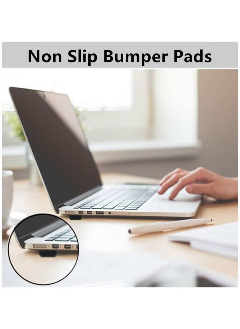 64Pcs Rubber Feet for Electronics Adhesive Rubber Feet Black Rubber Feet Adhesive Stick on Rubber Feet Rubber Bumpers Self Adhesive Self Stick Bumper Pads for Electronics Speakers Laptop - Image 2