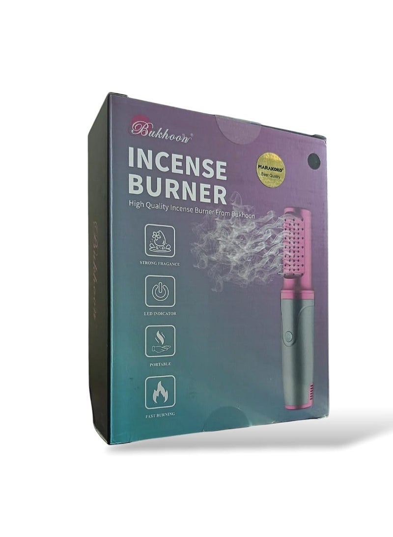 Bukhoor Smart Hair Censer Multi Use Portable Comb Electronic Incense Burner With USB Charging Port  - Image 2