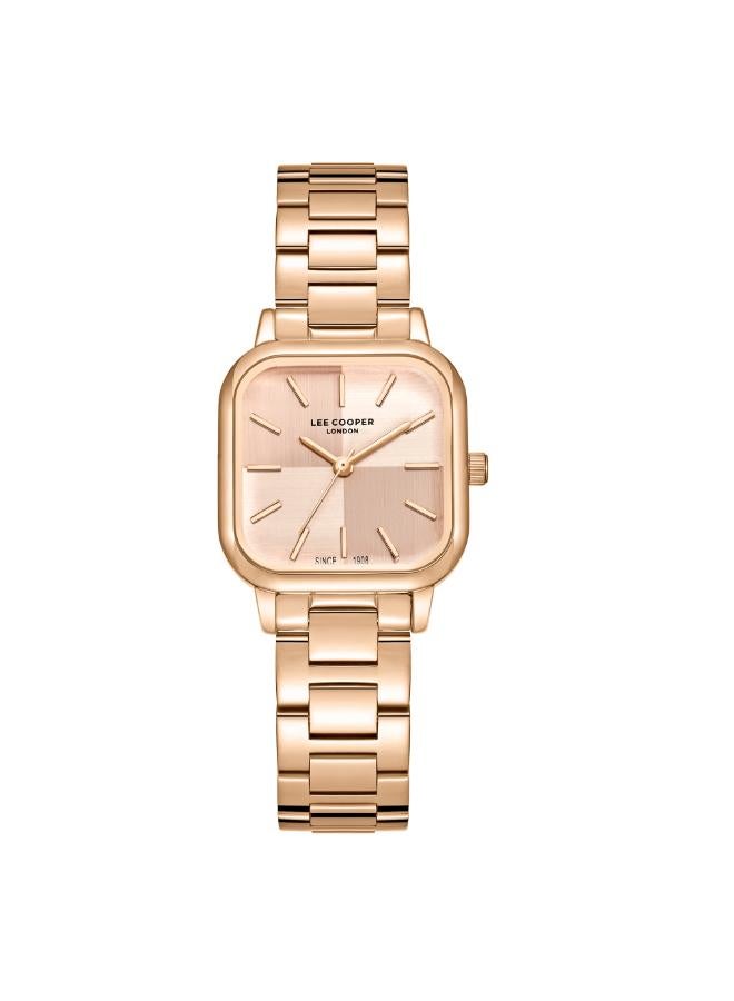 لي كوبر ساعة يد نسائية معدنية بعقارب . -  مم - Image 1