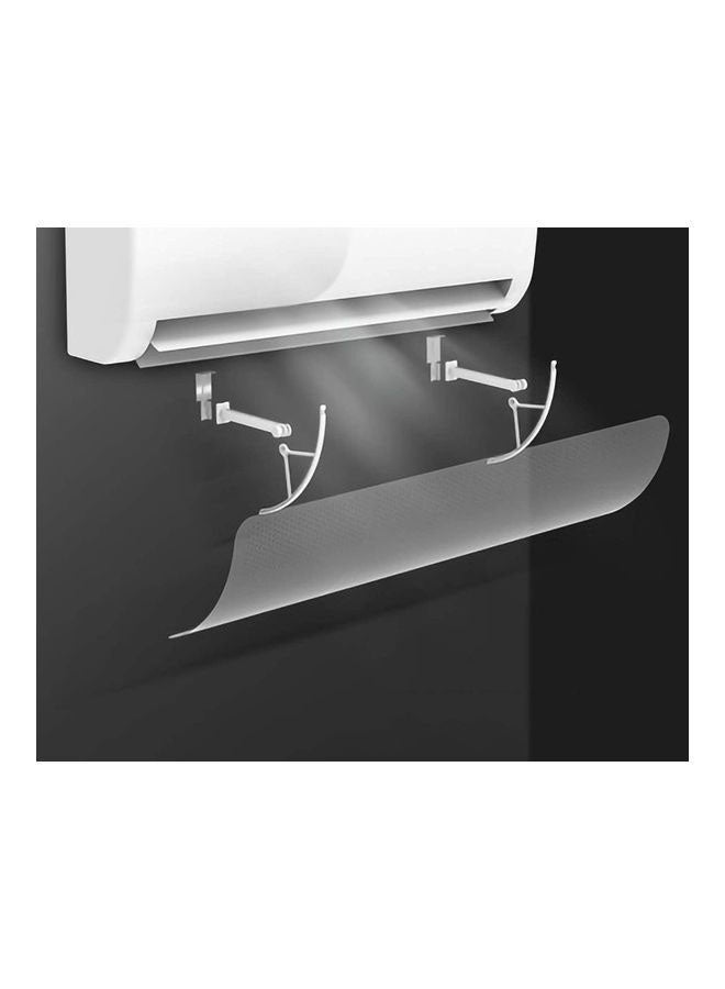 Universal Air Conditioner Deflector Q8 White - Image 2