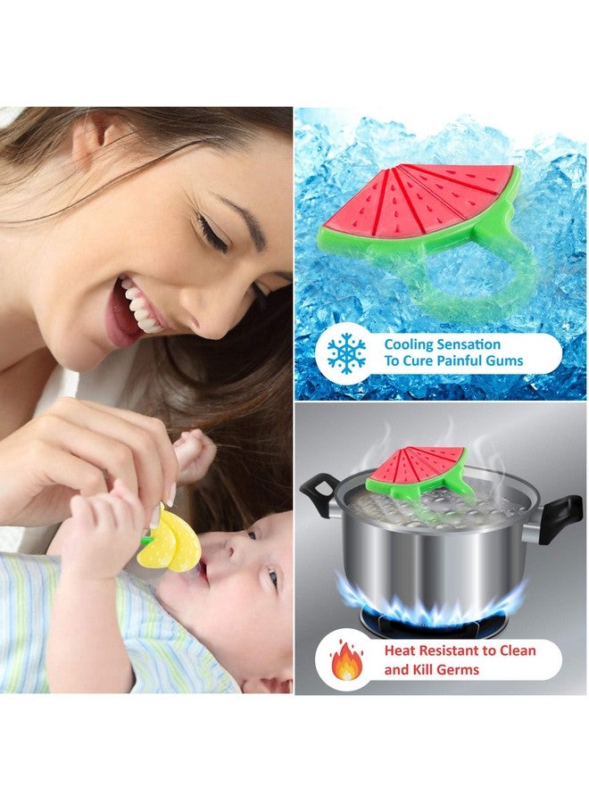 SPERRIC Baby Teething Toys for Newborn (5-Pack) Freezer Safe BPA Free Infant and Toddler Silicone Teethers Soothe Babies Gums, Perfect Baby Gift - Image 1