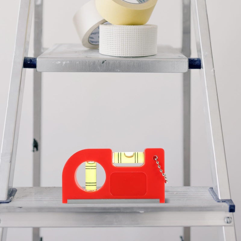 Red Hanging Bubble String Line Level Tool for Layout Brick Floor Fence Slope Measuring - Image 5
