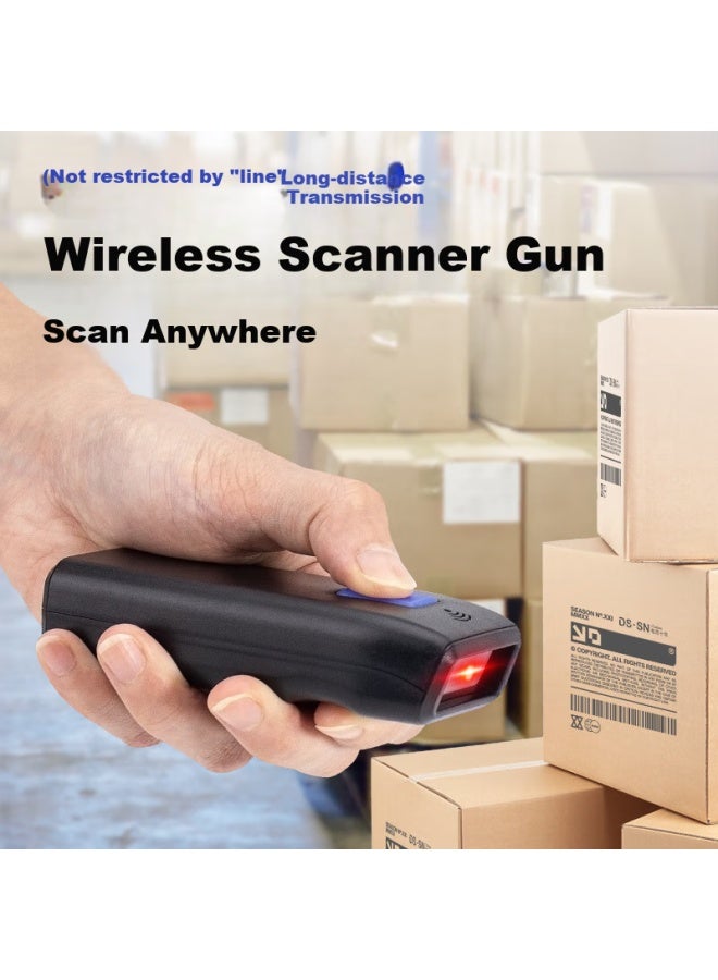 NETUM Nt-2100 Wireless 1d Bluetooth Barcode Scanner Portable Barcode Reader For Warehouse Inventory Management Barcode Machine Sales And Inventory Barcode Scanner Nt-2100 (black) - Image 2