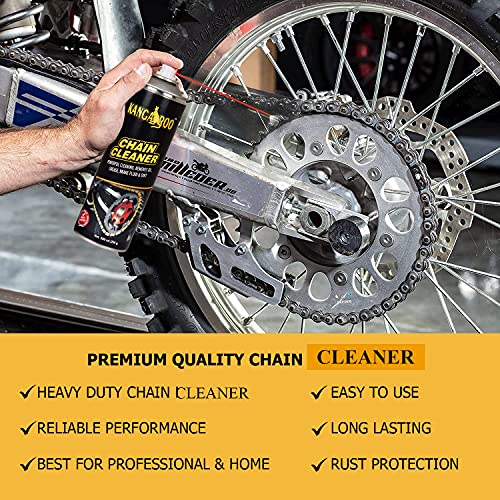 Kangaroo Chain Lube & Cleaner Kit 150ml with Brush Combo | Bike & Motorcycle Maintenance Set | Anti-Rust, Dirt Removal & Smooth Ride Solution | All Weather Solution - Image 5
