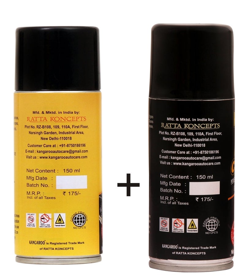 Kangaroo Chain Lube & Cleaner Kit 150ml with Brush Combo | Bike & Motorcycle Maintenance Set | Anti-Rust, Dirt Removal & Smooth Ride Solution | All Weather Solution - Image 2