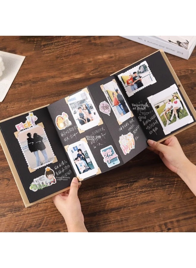 Jiamo Accordion Photo Al, 3d Book, Foldable Diy Handmade, Adhesive Photo Al, For Lovers, Couples, Birthday Gifts, Boyfriend, Girlfriend, Valentine's Day, Back-to Season Gifts, Present For Teachers - Image 3