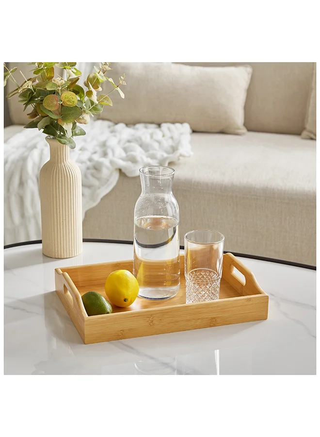 Home Box Bamboo Tray 35 x 6 x 25 cm