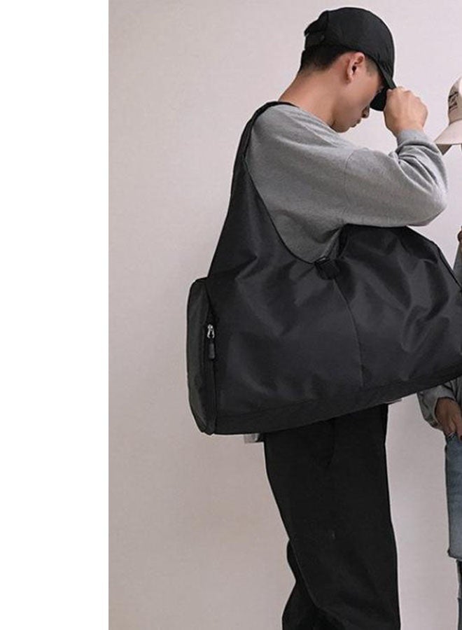 هومستر حقيبة اليوغا، ناقلات الحصيرة، حقيبة بيلاتس كبيرة، حقيبة صالة رياضية مع أحزمة قابلة للتعديل وتناسب معظم حجم الحصيرة، أسود - Image 5