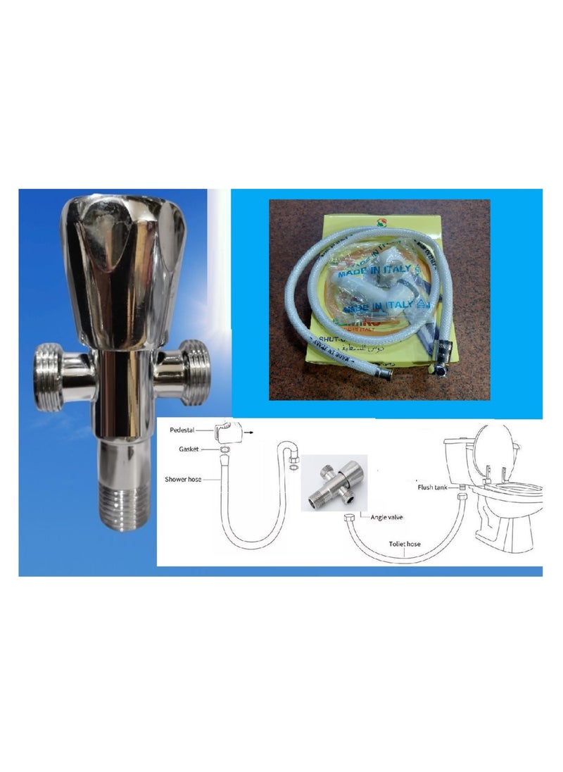 Generic - Bathroom bidet and corner valve with 2 outlets - Image 1